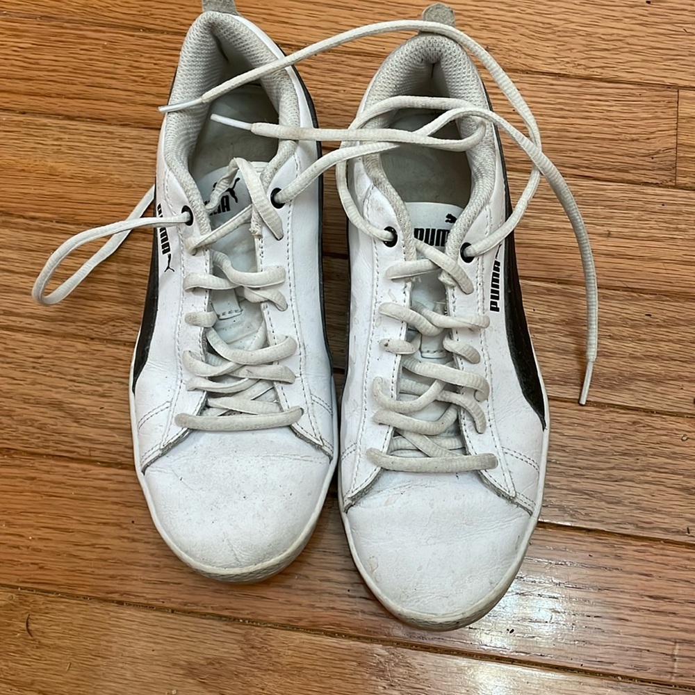 Puma white sneakers